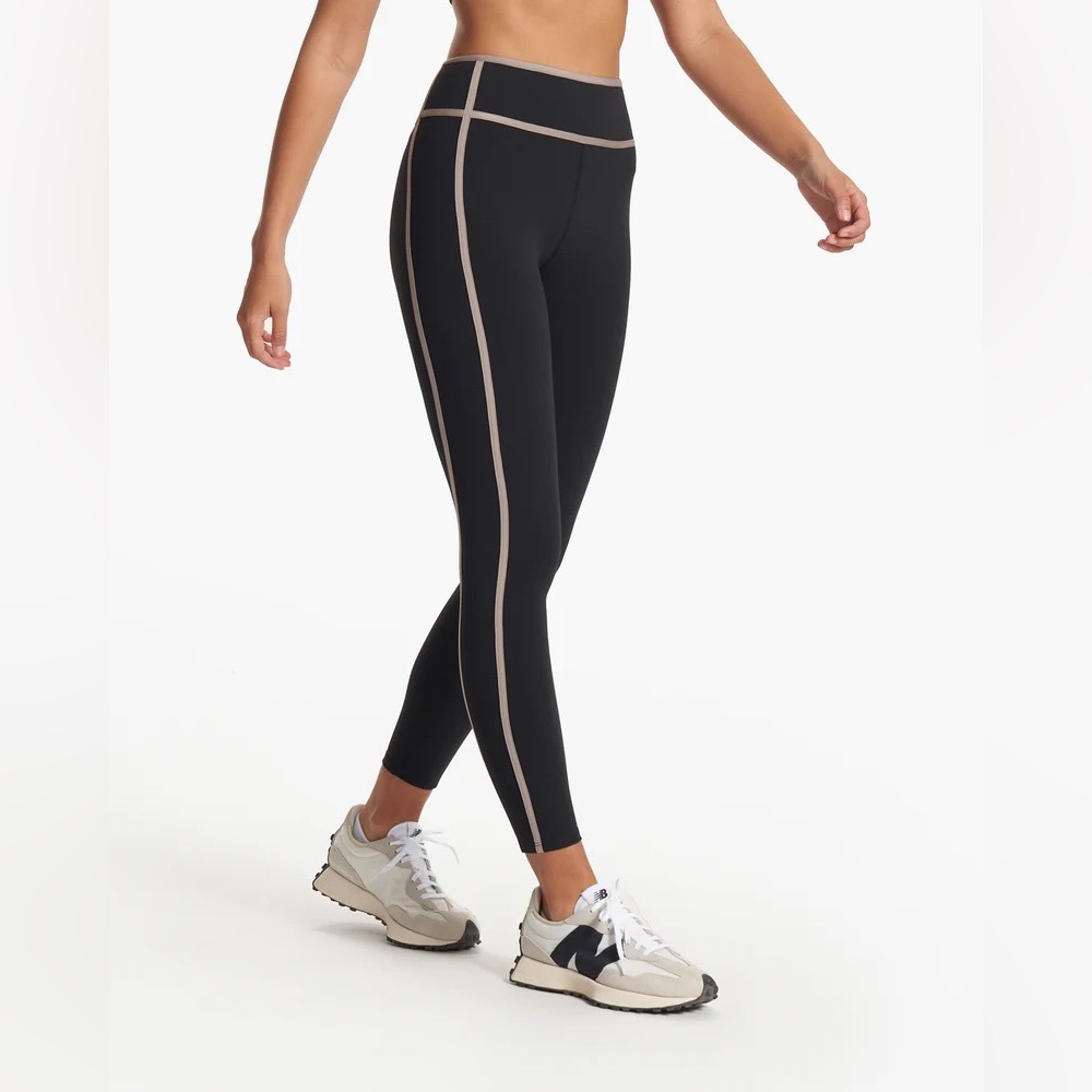 VUORI ✨ The Daily Piper Performance Legging ✨ Black and Tan ✨ Small - Picture 9 of 9